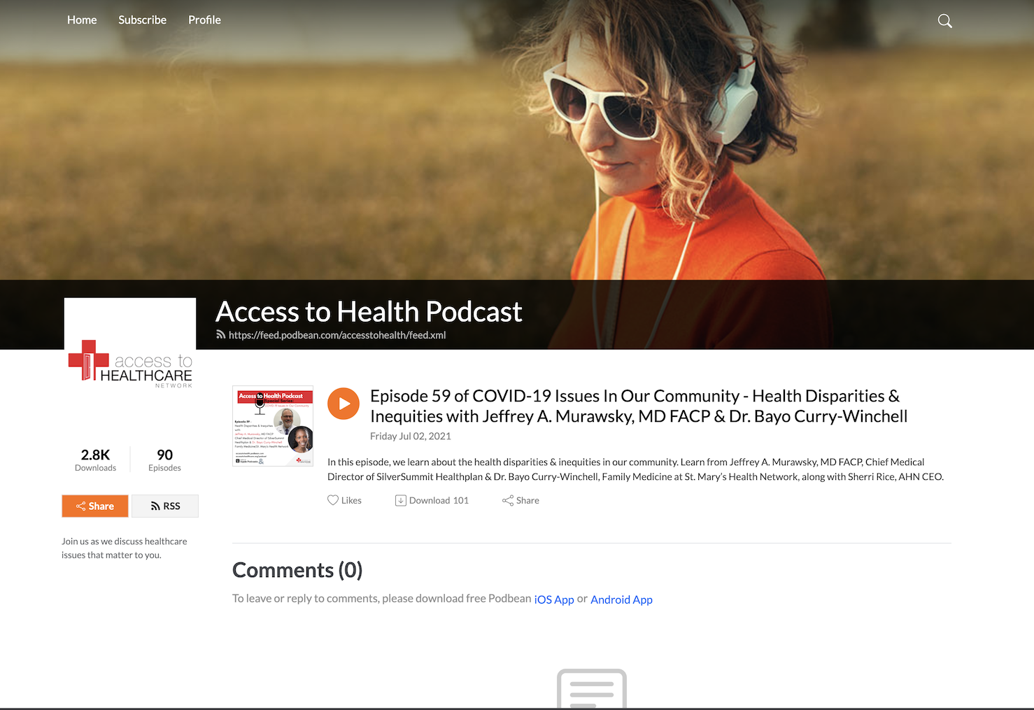 Dr. BCW, Dr. Curry-Winchell, Access to Healthcare podcast